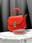 Levidor Özel Renk El Ve Kol Çantası Olarak Tasarlanmış Suni Deri Bayan Omuz Çantası 930174.KRMZ thumbnail 1