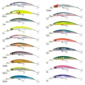 Yozuri Original Crystal Minnow Deep Diver Sahte Balığı  90MM-9.5GR GHIW thumbnail 2