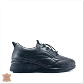 Janestt Kadın Hakiki Soft Deri Ortapedik Taban Sneaker 145-14-123 - 1