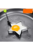 Metalik Yıldız Şeklinde Metal Omlet Yumurta ve Krep Kalıpları - 1