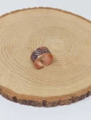 Motifli Bakır Yüzük (Ayarlanabilir) (52764) thumbnail 1