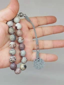 Jasper Taşı Faset Kesim 17'li Efe Tesbih 12mm (9946-EFE) thumbnail 1