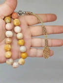 Jasper Taşı Faset Kesim 17'li Efe Tesbih 12mm (9955-EFE) thumbnail 1