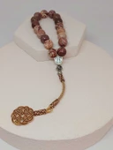 Jasper Taşı Faset Kesim 17'li Efe Tesbih 12mm (9949-EFE) - 3