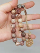 Jasper Taşı Faset Kesim 17'li Efe Tesbih 12mm (9949-EFE) - 1