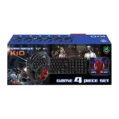 Pazariz Oyuncu Seti Klavye+Mouse Mouse Pad+Kulaklık K10 Gamer Set - 1