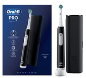 Oral-B Pro Series 1 Şarjlı Siyah Diş Fırçası ve Seyahat Kabı - 1
