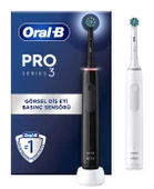 Oral-B Pro 3 3900 Siyah Beyaz 2'li Şarj Edilebilir Diş Fırçası Seti thumbnail 1