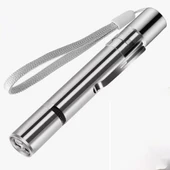 Petinka El Feneri Usb İle Şarj Edilebilen 3 In 1 Kırmızı Işık +Beyaz Led Meşale Işık + Uv Kedi Lazeri - 3