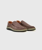 Erkek Ortopedik Iç Dış Komple Deri Ultra Rahat Günlük Comfort Ayakkabı 3000-4 Kahve Nubuk Mark - 2