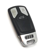 Audı A4 A5 A6 A8 B9 Q5 Q7 Tt E-tron Tpu Silikon Anahtar Kılıf (MAVİ) thumbnail 2