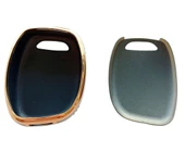 Renault Clio 2 Kangoo Tek Buton Uyumlu Kumanda Anahtar Kılıfı Oto Anahtarlık Siyah thumbnail 4