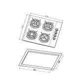 Termikel Ankastre Ocak BH P6144C B - 7