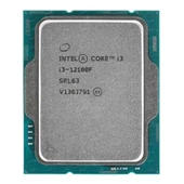 INTEL CORE i3 12100F 17MB 4çekirdekli VGA YOK 1700p 58w Kutusuz+Fansız - 1