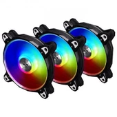 LIAN LI Bora Digital ARGB 120mm Kasa Fanı 3-lü Paket - 1