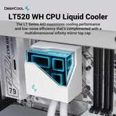 DEEPCOOL 240MM LT520-WH ARGB AM5-1700P SIVI SOĞUTMALI İŞLEMCİ FANI BEYAZ - 2