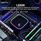 DEEPCOOL 240MM LE520 ARGB AM5-1700P SIVI SOĞUTMALI İŞLEMCİ FANI thumbnail 2
