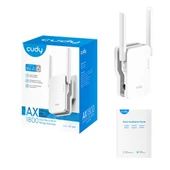 CUDY RE1800 AX1800 Dual Band Mesafe Genişletici Priz Tipi - 5