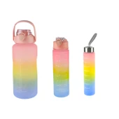 Matara Üçlü Set 2000 Ml 900 Ml 300 ML Pembe - 1