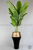 BİÇİÇEK   220cm Starliçe Bitkisi Cleopatra saksıda siyah gold - 6