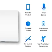 Tp-Link Tapo S210 Akıllı Işık Anahtarı, 1-Düğme 1-Yol - 1