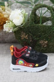 Fort 0769 Siyah Kırmızı Figürlü Hafif Taban Işıklı Erkek Çocuk Ayakkabı thumbnail 1