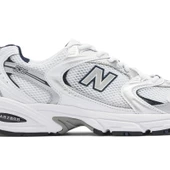NEW BALANCE 530 WHITE SILVER NAVY - 3