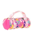 Kaukko Travel Double Stripe Kalem Çantası Pink K2595 - 2