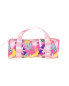 Kaukko Travel Double Stripe Kalem Çantası Pink K2595 - 1