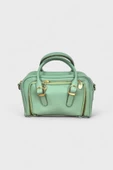 Me-vo Kadın Yeşil Renkli  2 Fermuarlı El ve Omuz Çantası thumbnail 1