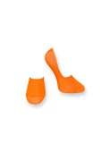 Me-vo Tekli Turuncu Renkli Bay/Bayan Unisex Esnek Nem Alabilen Pamuklu Babet Çorap thumbnail 1
