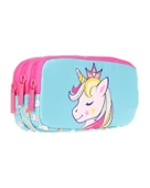 Kaukko Kids 3 Bölmeli Kalem Çantası Toys Unicorn L8155 - 2