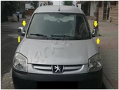 WOC Chrome Peugeot Partner Krom Ayna Kapağı 1996-2008 2 Parça Abs Krom - 3