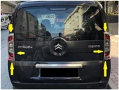 WOC Chrome Citroen Nemo Krom Stop Çerçevesi 2008 Sonrası 2 Parça Abs Krom - 4