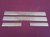 WOC Chrome Opel Vectra C Krom Kapı Eşiği 2002-2009 4 Parça Paslanmaz Çelik - 1