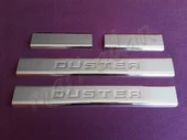 WOC Chrome Dacia Duster Krom Kapı Eşiği 2010-2017 4 Parça Paslanmaz Çelik - 1