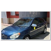 WOC Chrome Hyundai Accent Era Krom Ayna Kapağı 2005-2011 2 Parça Abs Krom - 4