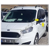 WOC Chrome Ford Tourneo Courier Krom Ayna Kapağı 2014-2017 2 Parça Abs Krom - 3