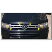DB Chrome VW T5 Caravelle Ön Panjur Nikelajı 2010-2014 2 Parça P.Çelik thumbnail 2