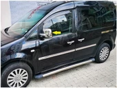 VW Caddy Krom Ayna Kapağı 2004-2014 2 Parça Abs Krom - 3