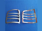 VW T5 Caravelle Krom Stop Çerçevesi 2003-2010 2 Parça Paslanmaz Çelik - 2