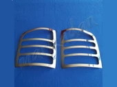 VW T5 Caravelle Krom Stop Çerçevesi 2003-2010 2 Parça Paslanmaz Çelik - 1