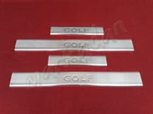 DB Chrome VW Golf 4 Krom Kapı Eşiği 1998-2004 4 Parça P.Çelik - 1