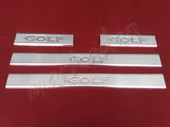 DB Chrome VW Golf 7 Krom Kapı Eşiği 2012-2020 4 Parça P.Çelik - 1