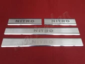 DB Chrome Dodge Nitro Krom Kapı Eşiği 2007-2012 4 Parça P.Çelik - 1