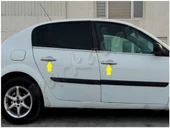 Markadan Renault Megane 2 Krom Kapı Kolu 2004-2010 4 Kapı Paslanmaz Çelik - 3