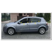 Markadan Opel Astra H HB Krom Cam Çıtası 2004-2013 4 Parça Paslanmaz Çelik thumbnail 1