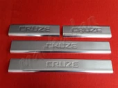 Markadan Chevrolet Cruze Krom Kapı Eşiği 2009-2016 4 Parça Paslanmaz Çelik - 1