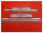 Markadan Renault Symbol Kapı Eşiği 2009-2012 4 Parça Paslanmaz Çelik thumbnail 2