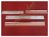 Db Chrome Renault Symbol Kapı Eşiği 2009-2012 4 Parça Paslanmaz Çelik thumbnail 4